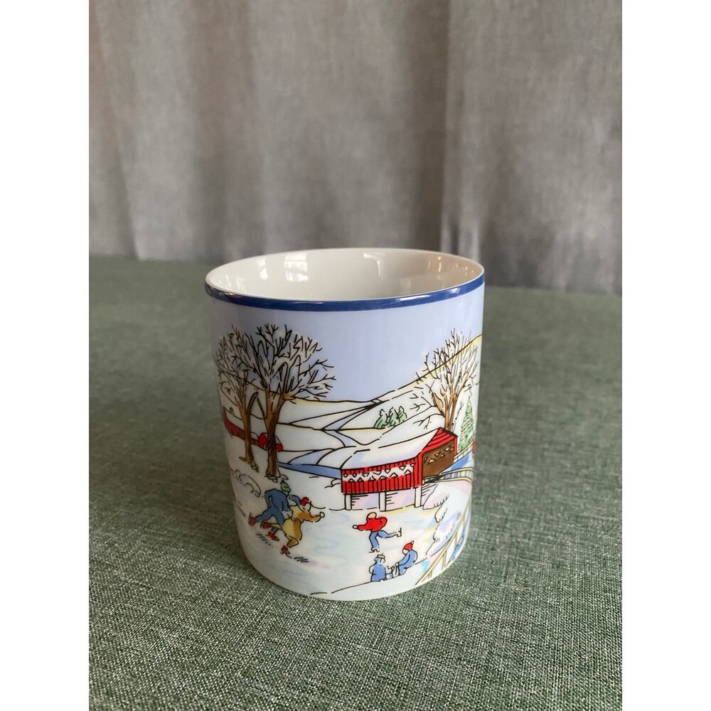 Tiffany & Co. CVS Holiday Collection Mug Limited Edition Winter Village Scene - Picture 3 of 6